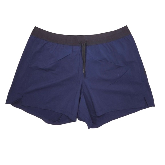 Wolaco Other - WOLACO Mens Navy Blue Performance Running Shorts XXL Elastic Waist Zip Pocket